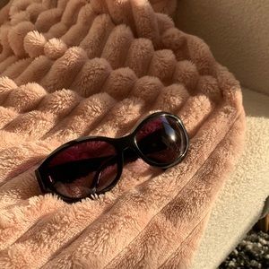 Jones New York Solid Round Sunglasses